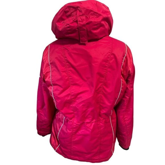 Columbia Women’s Large Pink Quilted Hooded Parka - Picture 6 of 7